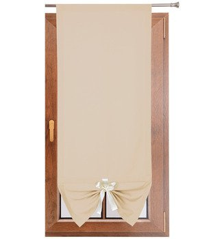 Uroczy panel gładki matowy z kokardką beżowy Gabi