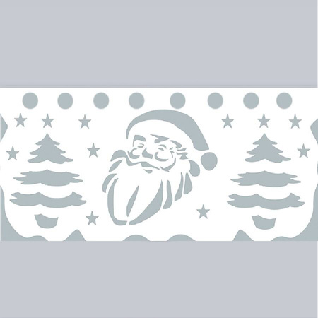 Ażurowa zazdrostka dekoracja okna Święta Bożego Narodzenia wzór 4