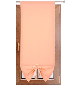 Uroczy panel gładki matowy z kokardką brzoskwiniowy Gabi