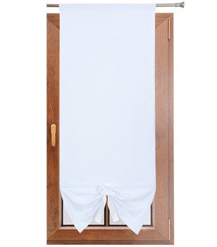 Uroczy panel gładki matowy z kokardką biały Gabi