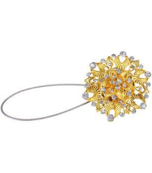 Klamerka z magnesem spinka do upinania firan zasłon wzór 41