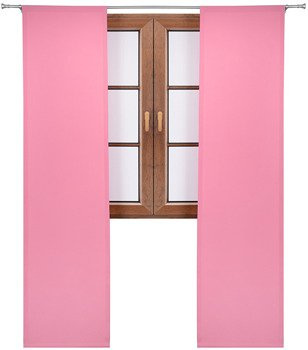 Panel gładki z tkaniny matowej Egle pastelowy różowy