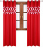 Zasłona matowa duo maroko Cindy wzór A5 czerwona