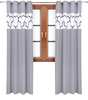 Zasłona matowa duo plastry Cindy wzór I1 plastry szara