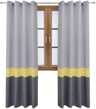 Nowoczesna zasłona trio w modne pasy Yoko wzór 11