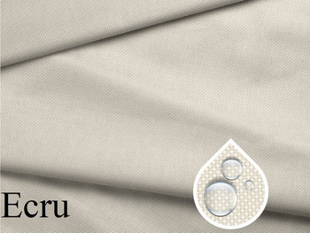 Materiał wodoodporny na zasłony obrusy poszewki ogrodowe ecru