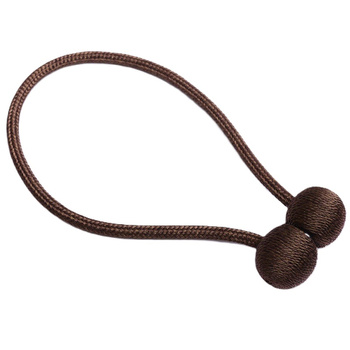 Elegancka spinka klamra  magnetyczna wzór 1 brązowa