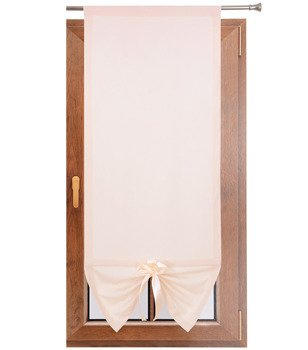 Uroczy panel gładki matowy z kokardką kremowy Gabi