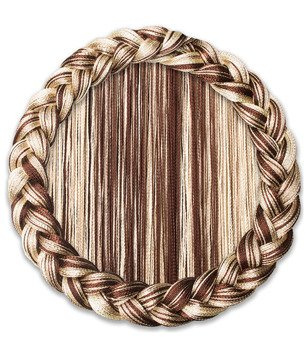 Makaron gładki odcienie złota brązowy klasyczny sznurki