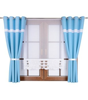 Komplet dziecięcy Maiko zasłony oraz panel z ażurem  wzór 9