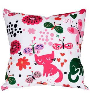 Ozdobna poszewka Rubi wzory w kotki wzór V1