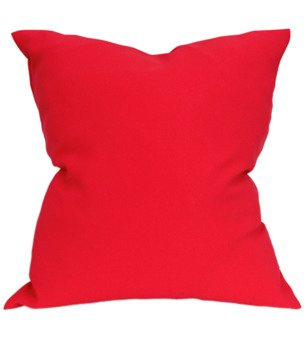 Poszewka matowa na poduszki Clara czerwona klasyczna