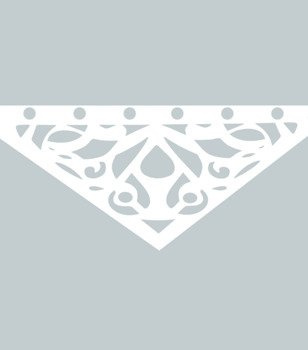 Ażurowa zazdrostka - WZÓR 7