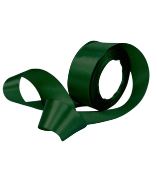 Wstążka atłasowa taśma szeroka lamówka do firan i zasłon butelkowa zieleń