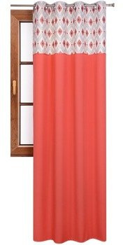 Zasłona duo zaciemniająca Tala II koralowa