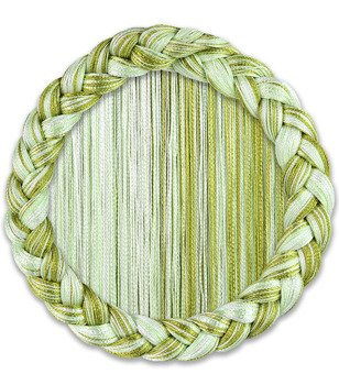 Makaron gładki klasyczny oliwka mięta biały sznurki