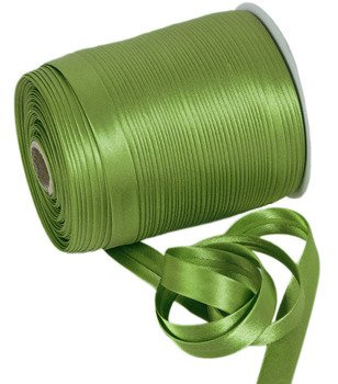 Atłasowa lamówka do firan i zasłon oliwkowy