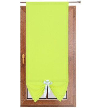 Uroczy panel gładki matowy z kokardką limonkowy Gabi