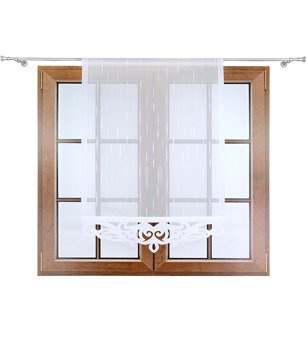 Panel z woalu z  ozdobnym wzorem i ażurem Verona III wzór 3