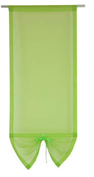 Uroczy panel z woalu z ozdobną kokardką Zoe zielony