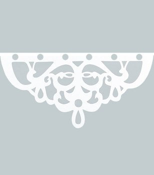 Ażurowa zazdrostka - WZÓR 1