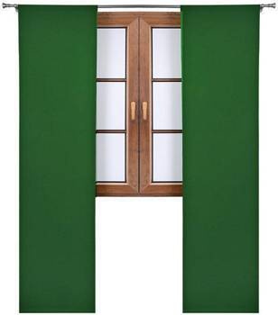 Panel gładki z tkaniny matowej Egle butelkowa zieleń