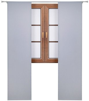 Panel gładki z tkaniny matowej Egle jasny szary