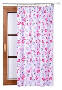 Zasłona z dziecięcymi motywami w ptaszki Rubi wzór T1