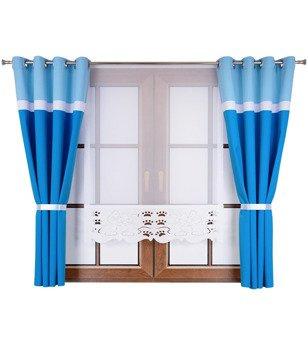 Komplet dziecięcy Maiko zasłony oraz panel z ażurem  wzór 10