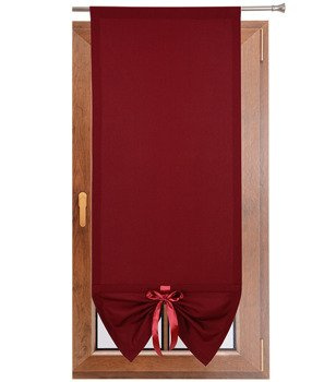 Uroczy panel gładki matowy z kokardką bordowy Gabi