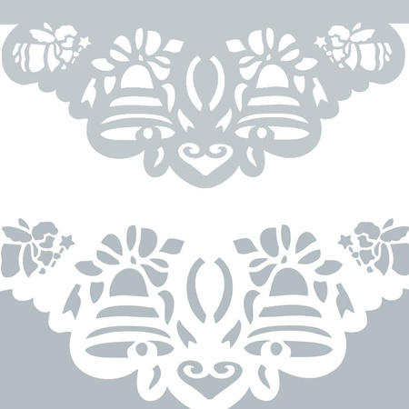 Ozdobny ażur panel dekoracja okna Święta Bożego Narodzenia wzór 3