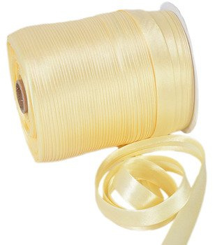 Atłasowa lamówka do firan i zasłon kremowy