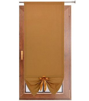 Uroczy panel gładki matowy z kokardką brązowy Gabi