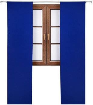 Panel gładki z tkaniny matowej Egle kobaltowy