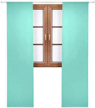 Panel gładki z tkaniny matowej Egle jasny turkus