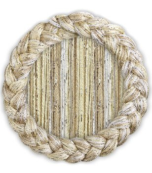 Makaron przeplatany srebrną nitką biały złoto stare złoto