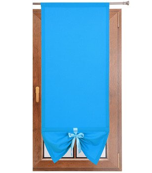 Uroczy panel gładki matowy z kokardką niebieski Gabi