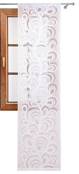 Elegancki panel żakardowy we wzory pawie oko Lana wzór 1