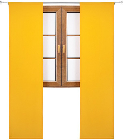 Panel gładki z tkaniny matowej Egle słoneczny żółty