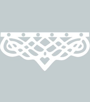 Ażurowa zazdrostka  - WZÓR 12