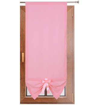 Uroczy panel gładki matowy z kokardką pastelowy różowy Gabi