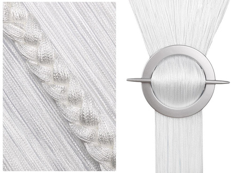 Makaron gładki zimny arktyczny biały klasyczny sznurki