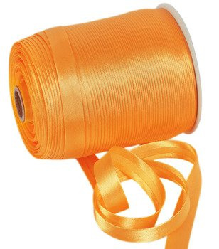 Atłasowa lamówka do firan i zasłon słoneczny żółty