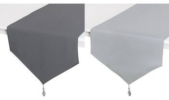 Dwustronny ozdobny bieżnik szary ciemny szary wzór 8