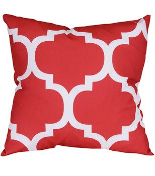 Ozdobna poszewka Rubi wzory w czerwone maroko wzór A5