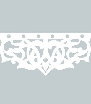 Ażurowa zazdrostka - WZÓR 3