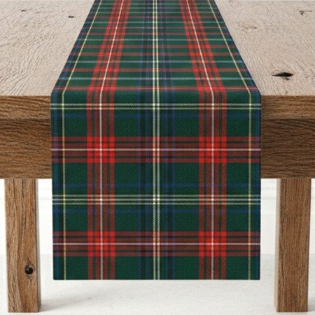 Bieżnik świąteczny w kratkę czerwono zielony dekoracja na stół ławę boże narodzenie