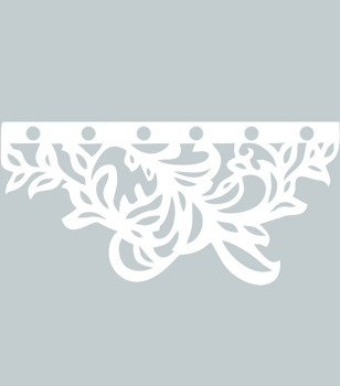 Ażurowa zazdrostka - WZÓR 16