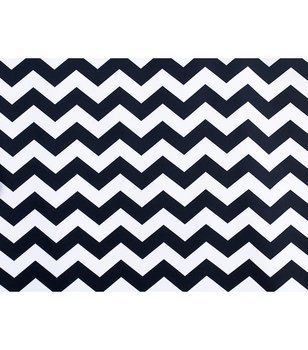 Materiał na metry z nadrukiem grafitowe zygzaki wzór B2 na zasłony