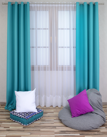 Kornelia firana z białego woalu wykończona efektownym haftem 